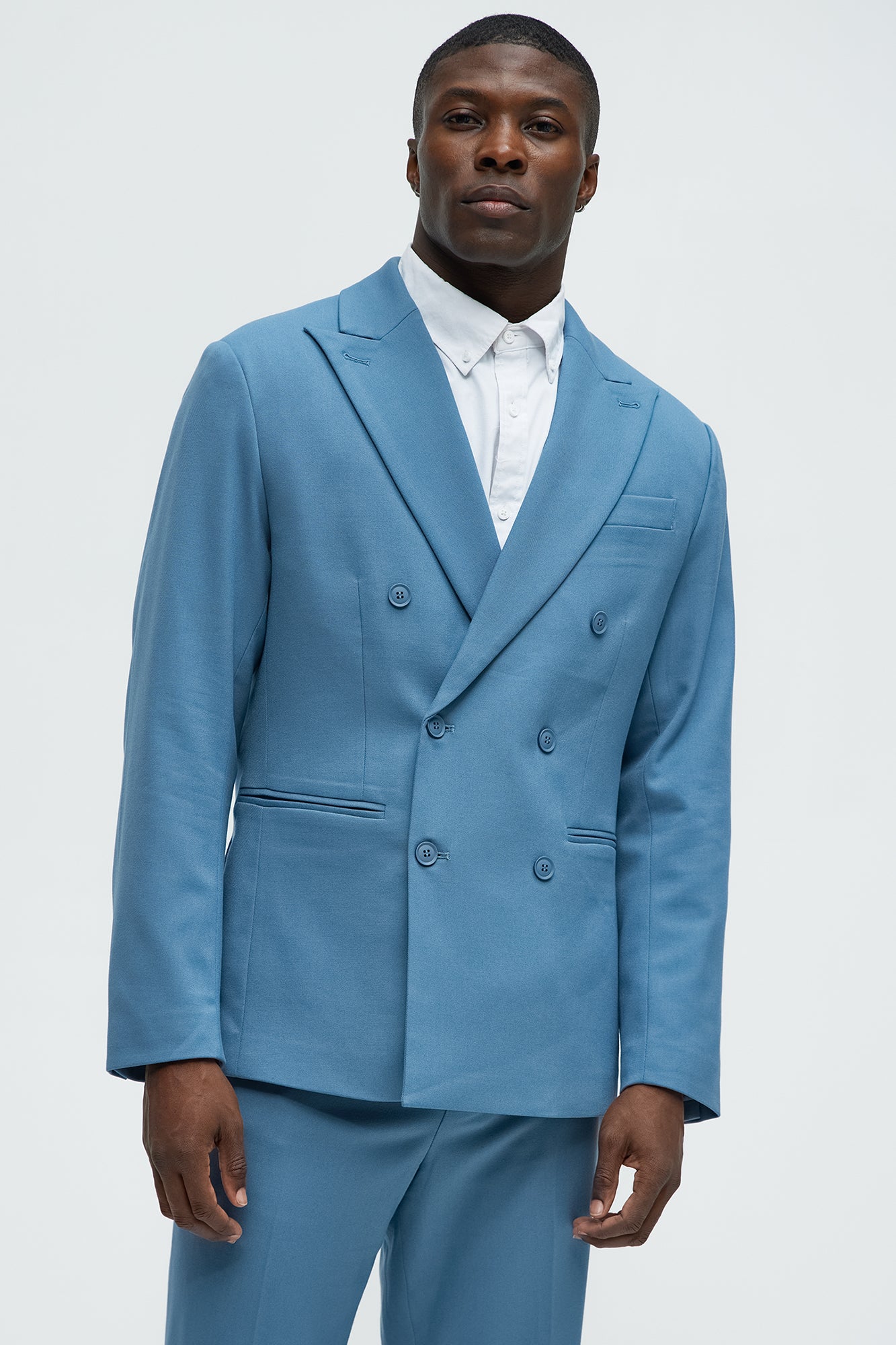 High Peak Lapel Suit Blazer